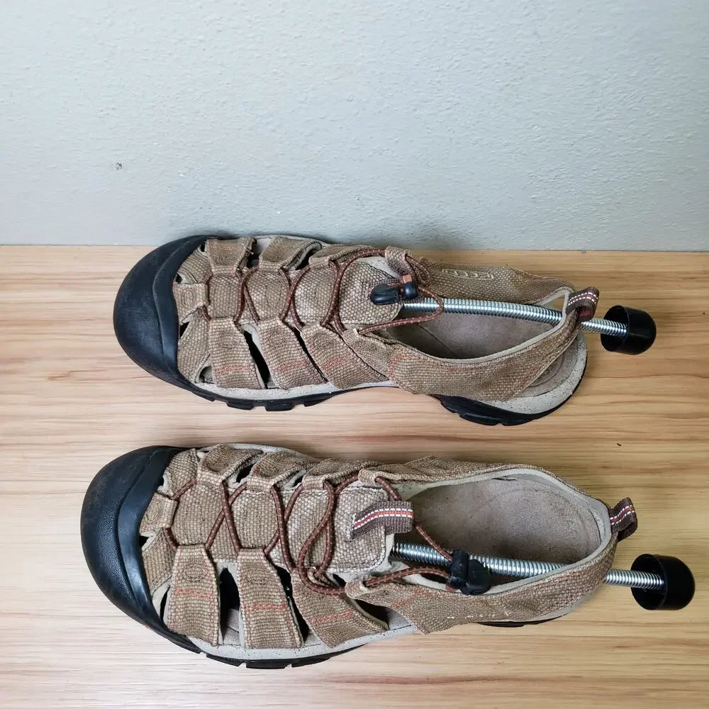 Keen Men's 12 Newport Water‎ Sandals Beige Tan Hiking Gorpcore Utility Camping